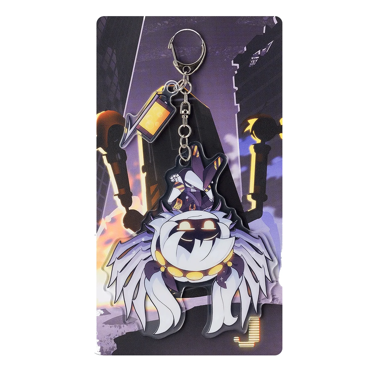 J Hang Tail Keychain