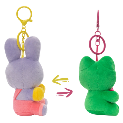 Jax & Ribbit Magnetic Plush Keychains