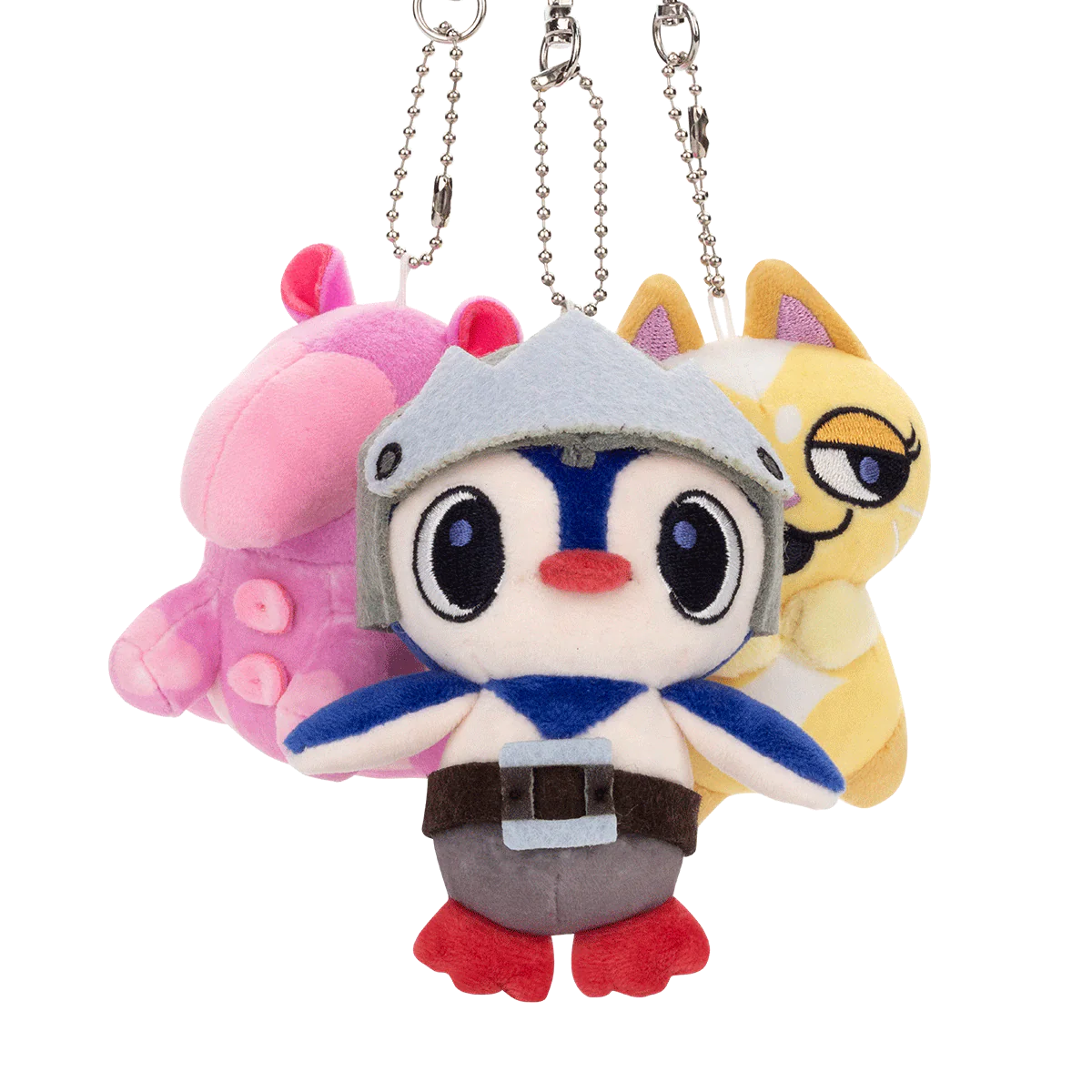 Space Trio Plush Keychains