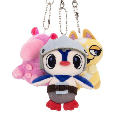Space Trio Plush Keychains