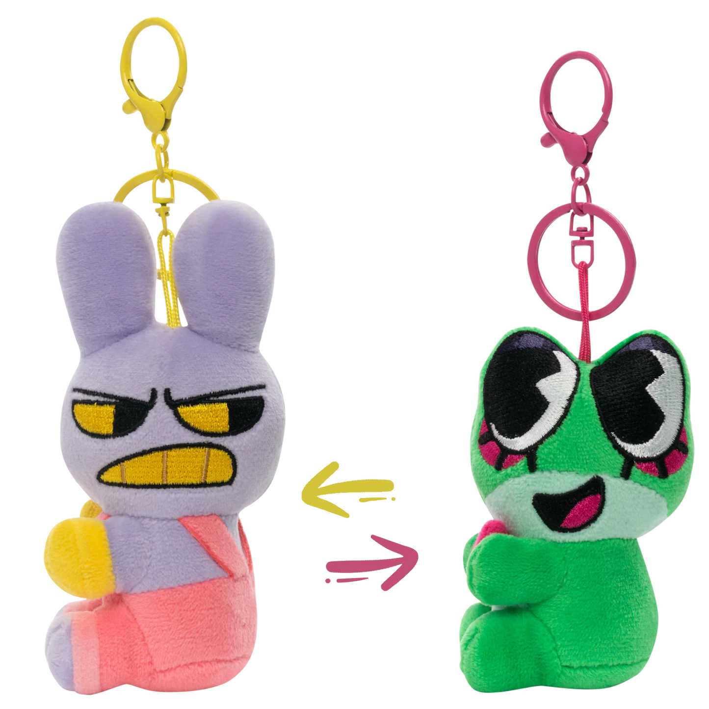 Jax & Ribbit Magnetic Plush Keychains