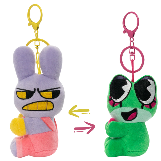 Jax & Ribbit Magnetic Plush Keychains