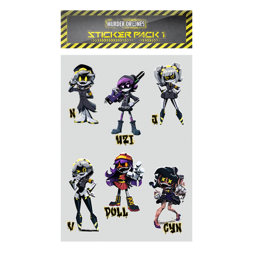 Murder Drones Sticker Pack 1
