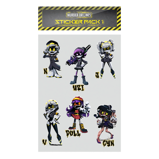 Murder Drones Sticker Pack 1