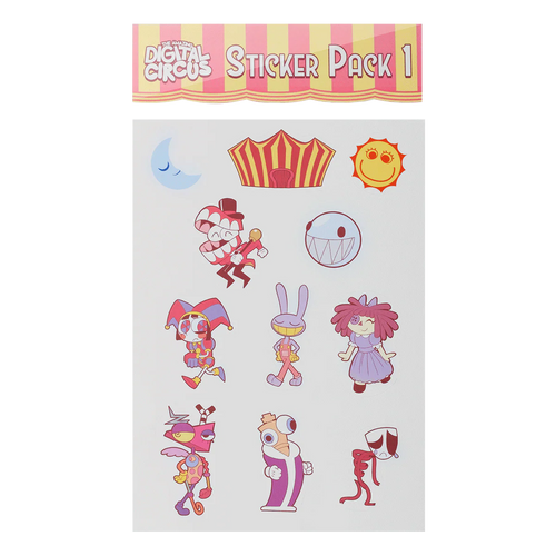 Digital Circus Sticker Pack 1