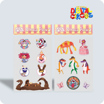 Digital Circus Sticker Pack 2