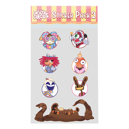 Digital Circus Sticker Pack 2