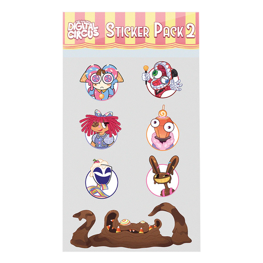 Digital Circus Sticker Pack 2