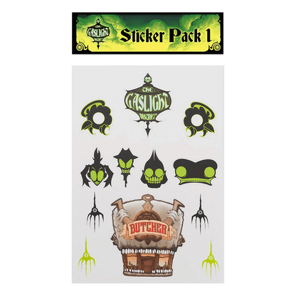 Gaslight District Sticker Set
