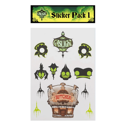 Gaslight District Sticker Set