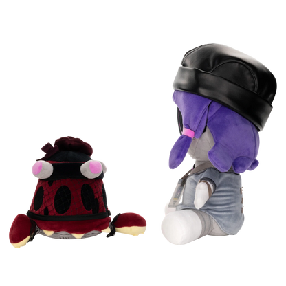 Nori and Heart Plushes