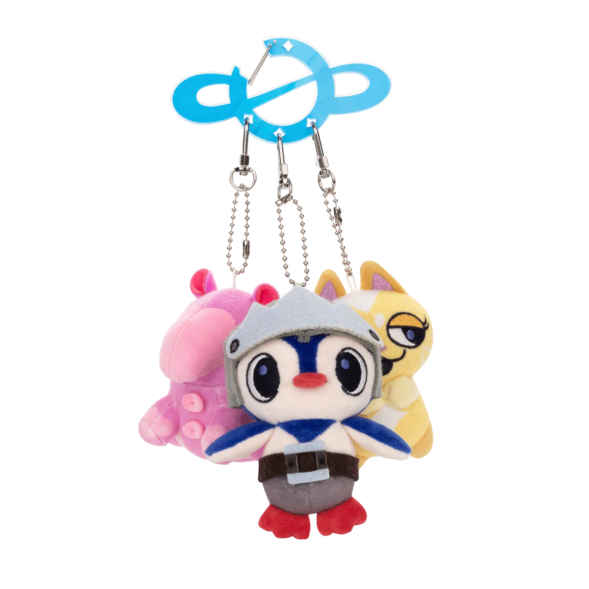 Space Trio Plush Keychains