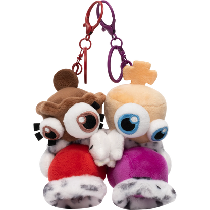 Kinger & Queenie Magnetic Plush Keychains