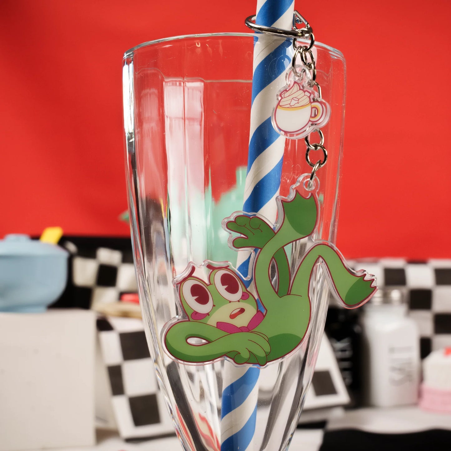 Ribbit Acrylic Keychain