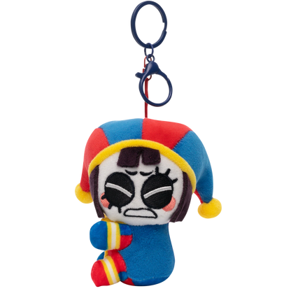 Pomni & Abstraction Magnetic Plush Keychains