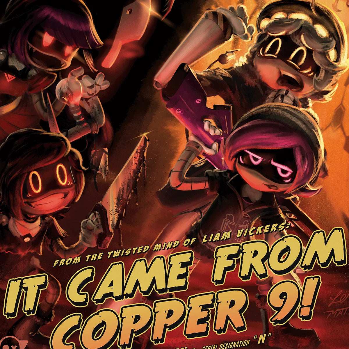 "It Came From Copper 9" Poster